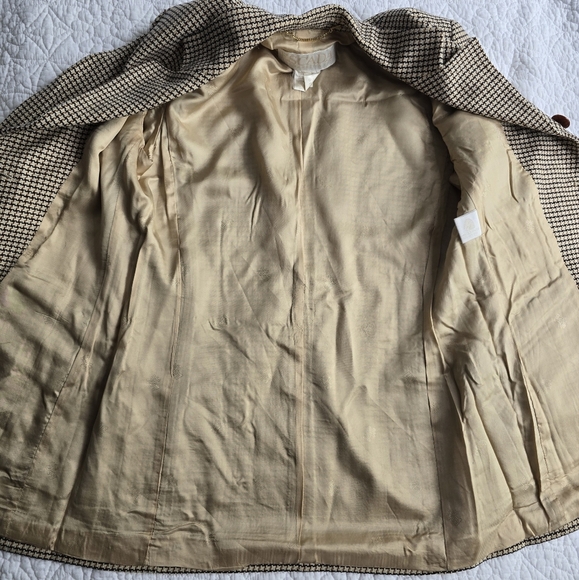 Escada Vintage 90s Wool Cashmere Blend Notch Lapel Blazer - Picture 12 of 16